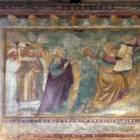 Scuola bolognese, ciclo dell'abbazia di pomposa, 1350 ca., vecchio testamento, 15 tavole della legge by |Sailko|