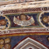 Vitale da bologna e aiuti, cristo in maestà, angeli, santi e storie di s. eustachio, 1351, 02 angelo by |Sailko|