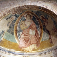 Scuola riminese, redentore tra il battista e la vergine, 1350-1400 ca by Sailko