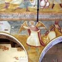 Scuola bolognese, ciclo dell'abbazia di pomposa, 1350 ca., apocalisse, 05,1 angeli 3 - Sailko