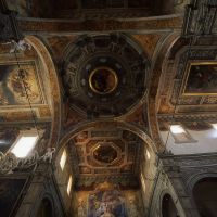 santuario di santa maria in vado, il soffitto - zappaterra - Ferrara (FE)