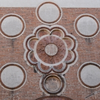 Monogramma san Bernardino casa Romei Ferrara - Nicola Quirico