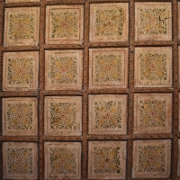 Soffitto ligneo saletta delle Arti Liberali - Casa Romei (Ferrara) - Nicola Quirico