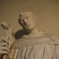 Alfonso Lombardi attribuito san Nicola da Tolentino museo casa Romei Ferrara 02 - Nicola Quirico
