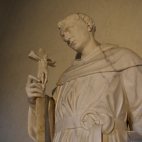Alfonso Lombardi attribuito san Nicola da Tolentino museo casa Romei Ferrara 01 - Nicola Quirico