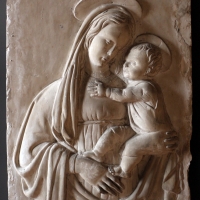 Madonna col bambino in gesso, 1560 circa o calco da orginale antico - Sailko