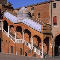 Piazza Municipale. Scalone monumentale - Baraldi - Ferrara (FE)