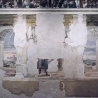 Sala della Vigna affreschi 2 - PAOLO BENETTI - Voghiera (FE)