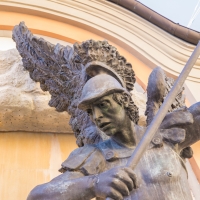 Dettaglio della fontana di S.Michele Arcangelo - Antonella Balboni - Cento (FE)