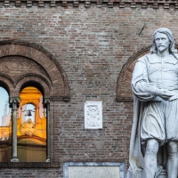 La statua del Guercino a Cento - Antonella Balboni - Cento (FE)