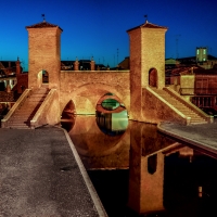 Il Trepponti nell'ora blu - Vanni Lazzari - Comacchio (FE) 