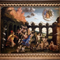 Andrea mantegna, minerva scaccia i vizi dal giardino delle virtÃ¹, 1497-1502 ca. (louvre) 01 - Sailko - Ferrara (FE)