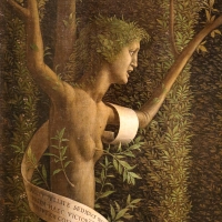 Andrea mantegna, minerva scaccia i vizi dal giardino delle virtù, 1497-1502 ca. (louvre) 09 - Sailko