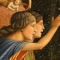 Andrea mantegna, minerva scaccia i vizi dal giardino delle virtÃ¹, 1497-1502 ca. (louvre) 25 - Sailko - Ferrara (FE)