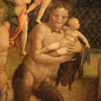 Andrea mantegna, minerva scaccia i vizi dal giardino delle virtù, 1497-1502 ca. (louvre) 33 satiro - Sailko