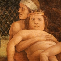 Andrea mantegna, minerva scaccia i vizi dal giardino delle virtÃ¹, 1497-1502 ca. (louvre) 38 - Sailko - Ferrara (FE)