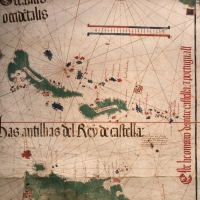 Anonimo portoghese, carta navale per le isole nuovamente trovate in la parte dell'india (de cantino), 1501-02 (bibl. estense) 02 - Sailko