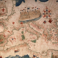Anonimo portoghese, carta navale per le isole nuovamente trovate in la parte dell'india (de cantino), 1501-02 (bibl. estense) 06 - Sailko - Ferrara (FE)