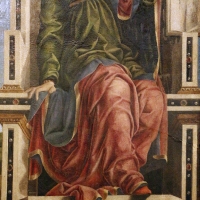 Bottega di cosmÃ¨ tura, musa urania, 1450 ca., dallo studiolo di belfiore, 02 - Sailko - Ferrara (FE) 