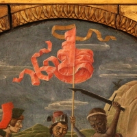 CosmÃ¨ tura, martirio di san maurelio, 1480, da s. giorgio a ferrara, 02 bandiera - Sailko - Ferrara (FE)
