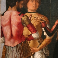 Ercole de' roberti e giovan francesco maineri, lucrezia, bruto e collatino, 1486-93 ca. (galleria estense) 02 - Sailko - Ferrara (FE)