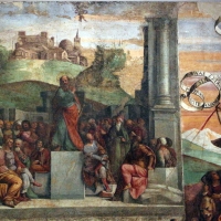 Garofalo, allegoria dell'antico e nuovo testamento con trionfo della chiesa sulla sinagoga, 1523, da s. andrea a ferrara 03 - Sailko - Ferrara (FE)