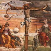 Garofalo, allegoria dell'antico e nuovo testamento con trionfo della chiesa sulla sinagoga, 1523, da s. andrea a ferrara 07 - Sailko - Ferrara (FE)