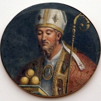Girolamo da carpi, san nicola di bari, dal convento di s. giorgio a ferrara - Sailko - Ferrara (FE)