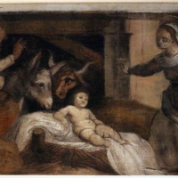 Giuseppe mazzuoli detto il bastardo, adorazione del bambino, 1579-80, dalla chiesa del gesÃ¹ a ferrara 02 - Sailko - Ferrara (FE)