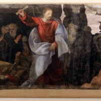 Giuseppe mazzuoli detto il bastardo, cacciata dei mercanti dal tempio, 1579-80, dalla chiesa del gesÃ¹ a ferrara 0 - Sailko - Ferrara (FE)