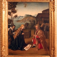 Imitatore di boccaccio boccaccino, adorazione del bambino con pastore, 1510-15 ca - Sailko - Ferrara (FE)