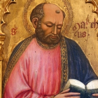 Maestro ferrarese, quattro evangelisti e san maurelio, 1390 ca. 06 marco - Sailko - Ferrara (FE)