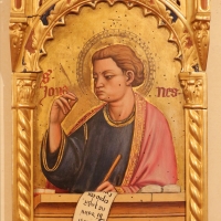 Maestro ferrarese, quattro evangelisti e san maurelio, 1390 ca. 07 giovanni - Sailko - Ferrara (FE)