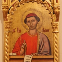 Maestro ferrarese, quattro evangelisti e san maurelio, 1390 ca. 10 luca - Sailko