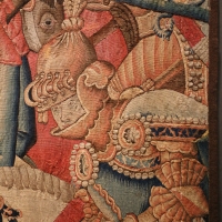 Manifattura fiamminga (prob. tournai), arazzo con la battaglia di roncisvalle, 1475-1500 ca. (v&amp;a) 04 - Sailko