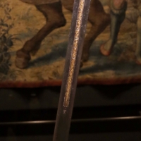 Manifattura franco-italiana (elsa) e lama di piero antonio cataldo, spada di francesco I, 1505-10 (parigi, musée de l'armée) 01 - Sailko