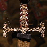 Manifattura franco-italiana (elsa) e lama di piero antonio cataldo, spada di francesco I, 1505-10 (parigi, musée de l'armée) 02 - Sailko