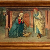 Pittore ferrarese o romagnolo, arcangelo gabriele, stigmate di s. francesco, nativitÃ  e san giorgio col drago, 1510 ca. 02 - Sailko - Ferrara (FE)