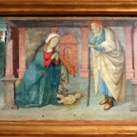 Pittore ferrarese o romagnolo, arcangelo gabriele, stigmate di s. francesco, natività e san giorgio col drago, 1510 ca. 04 - Sailko