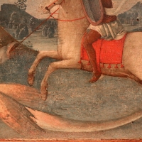 Pittore ferrarese o romagnolo, arcangelo gabriele, stigmate di s. francesco, natività e san giorgio col drago, 1510 ca. 06 - Sailko