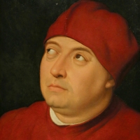 Raffaello, ritratto di tommaso inghirami detto fedra, 1510 ca. (fi, palatina) 02 - Sailko - Ferrara (FE)