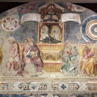 Serafino de' serafini, allegoria di sant'agostino come maestro dell'ordine, 1361-93 ca, da s. andrea a ferrara 02 - Sailko - Ferrara (FE)