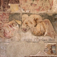 Serafino de' serafini, allegoria di sant'agostino come maestro dell'ordine, 1361-93 ca, da s. andrea a ferrara 04 - Sailko - Ferrara (FE)