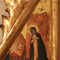 Simone dei crocifissi (attr.), sportelli con annunciazione e quattro santi, 1355-90 ca. 03 - Sailko