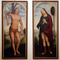 Simone delle spade, santi rocco e sebastiano, 1500-50 ca. (parma) - Sailko - Ferrara (FE)