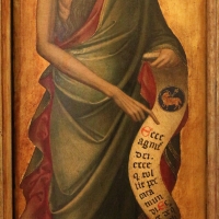 Stefano da venezia, polittico con santi, 1350-1400 ca., da s. paolo a ferrara 03 giovanni battista - Sailko