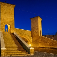 Trepponti di Comacchio nell'ora blu - Vanni Lazzari