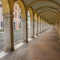 Portico dei Cappuccini in prospettiva - Vanni Lazzari - Comacchio (FE)