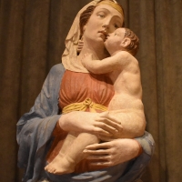 Autore ignoto il Bambino che bacia la Vergine