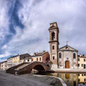 Ponte e chiesa del Carmine - Vanni Lazzari